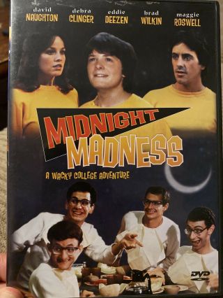 Midnight Madness (1980) Dvd W/ Insert David Naughton Debra Clinger Rare Oop