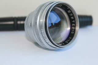 Very Rare Silver Jupiter 3 1,  5/50mm Russian Lens Contax