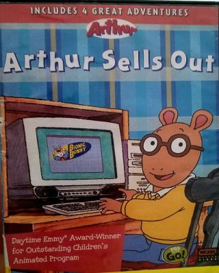 Arthur: Sells Out,  Spoiled Rotten and Bear Snores On PBS RARE OOP DVD 3