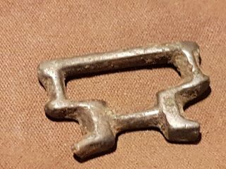 Ultra Rare Roman Silver/bronze Buckle From Catterick A Must L9m