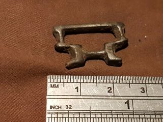 Ultra Rare Roman silver/bronze buckle from Catterick A must L9m 3