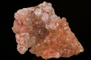 RARE Cinnabar Calcite Crystal Cluster N ' CHWANING II MINE,  SOUTH AFRICA 3