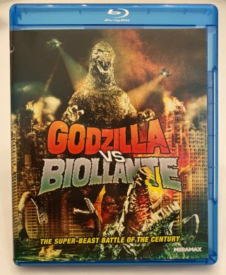 Godzilla Vs.  Biollante (rare Blu - Ray Disc,  2012) Out Of Print Collectors Item