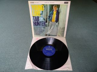 Tab Hunter Young Love Vinyl Lp Rare 1st Uk 1961 Stereo London Stunning