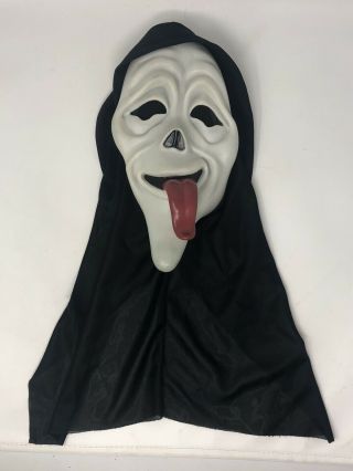 Scream Tongue Out Mask Easter Unlimited Scary Movie Ghostface Halloween Rare