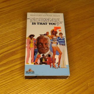 Norman Is That You Rare Vhs 1994 Cult Comedy Redd Foxx Pearl Bailey Mgm/ua