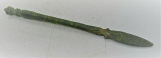 Ancient Roman Bronze Medical Tool Or Implement.  100 - 300 Ad
