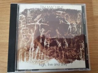 David Bowie Tin Machine - High,  Live & Dirty - Rare Import Cd