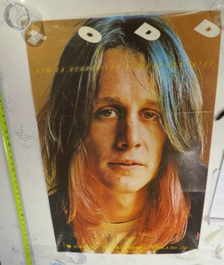 Very Rare Todd Rundgren Todd Promo Poster 1974 35 " X 23 ",  Bearsville,