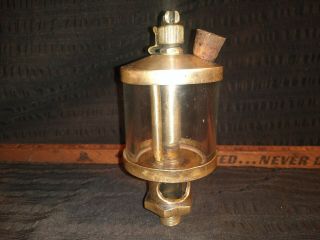 Gb Essex Brass Co.  Large Oiler Hit Miss Gas Engine Steampunk Vintage Antique