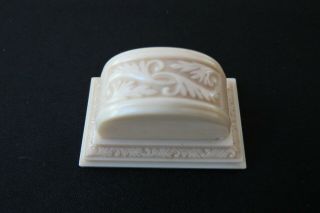 Ornate Antique Vintage Celluloid Ring Box Jewelry Box Casket
