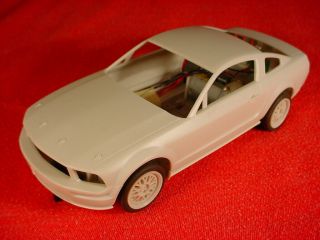 Rare Scalextric Pre Production Prototype Ford Mustang Fr500 Grey Base Plastic