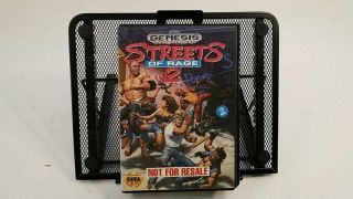Streets Of Rage 2 Sega Genesis Video Game (1992) (promo/not For Resale/rare/oop)