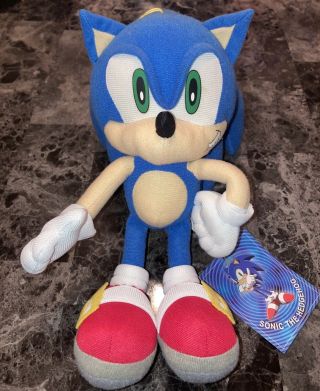Sonic Project X Plush Hedgehog Rare Ge Animation Great Eastern With Tag