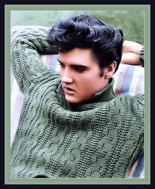 Elvis Presley " The King Of Rock & Roll 8 X 10 Rare Photo [[[[[new]]]]]