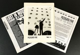 Pizzicato Five Happy End Of The World Rare Press Kit 1997 Orig W/photo Matador
