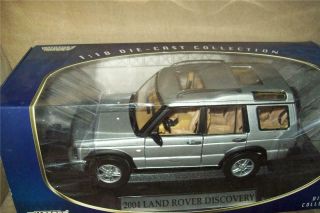 1/18 Motor Max Land Rover Discovery Silver Rare (to Medium Rare)