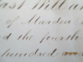 Georgian Handwritten Document Will; James Walter Of Marden Kent Dated 1821