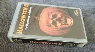 Halloween II Beta Betamax RARE MCA Case Not VHS Slasher 1980s Horror film 3