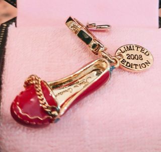 Juicy Couture Ltd Ed 2008 Melissa Loafer Charm Yjru1726 Pre - Owned " Rare/ Htf "
