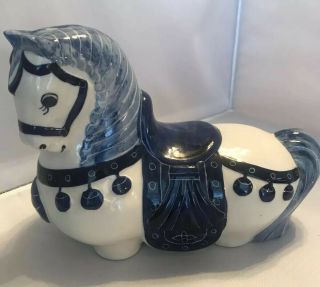Nora Fenton Designs Horse Rare Made In Thailand Hand Crafted Ceramic Pottery