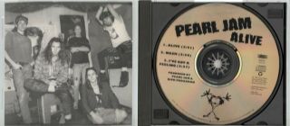 Pearl Jam: Alive,  3 Track Rare PR CD w/ Beatles Cover 3