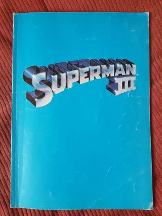 Superman Iii 1983 Rare French Pressbook Christopher Reeve Richard Pryor 51 Pages