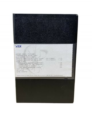 Rare Pokémon 2000 Betamax Tape Electronic Press Kit W/ Clips & Trailers