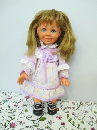 Cute All Vinyl,  Jointed Vintage Doll By Furga,  Made In Italy,  1968