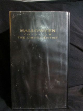 Halloween 1978 Vhs Rare Anchor Bay Limited Edition Orange Tapes (2 Tapes)