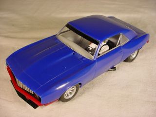 Rare Scalextric Pre Production Prototype Chevrolet Camaro Blue Body Sample 1969.