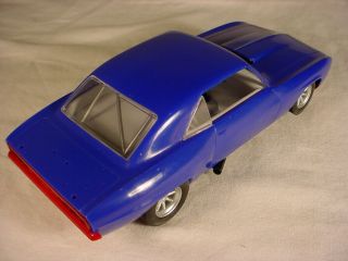Rare Scalextric Pre Production Prototype Chevrolet Camaro blue body sample 1969. 2