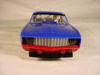Rare Scalextric Pre Production Prototype Chevrolet Camaro blue body sample 1969. 3