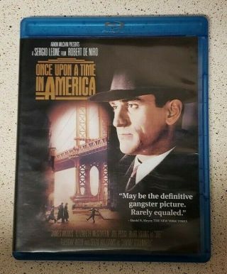 Once Upon A Time In America Blu - Ray 1984 Rare Oop Sergio Leone,  Robert De Niro