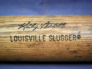 Rare One Of A Kind 1980s Kirby Puckett Louisville Slugger Weighted Baseball Bat