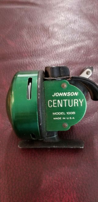 Vintage Early Johnson Century Model 100b Fishing Reel