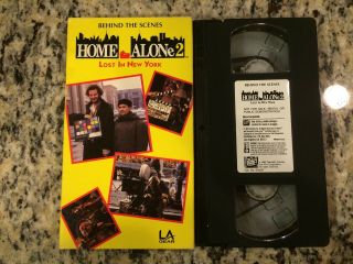 Behind The Scenes Home Alone 2: Lost In York Mega Rare Oop Promo Vhs Htf