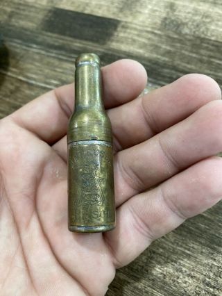 Vintage Anheuser Busch Bottle Shaped Corkscrew/opener Rare