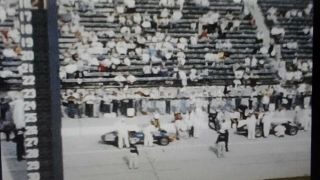 Rare 8mm Home Movie Film Reel Indianapolis Indy 500 Auto Race Racing Crowd Scene