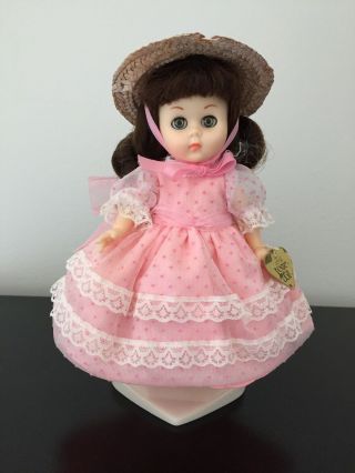 Vintage Vogue Ginny Doll With Tag 1985 Pink Dress