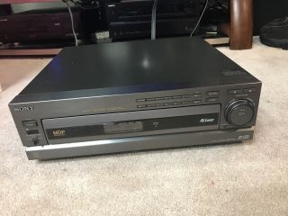 Rare Sony Mdp - 605 Auto Reverse Ld Laserdisc Cd Player Doa