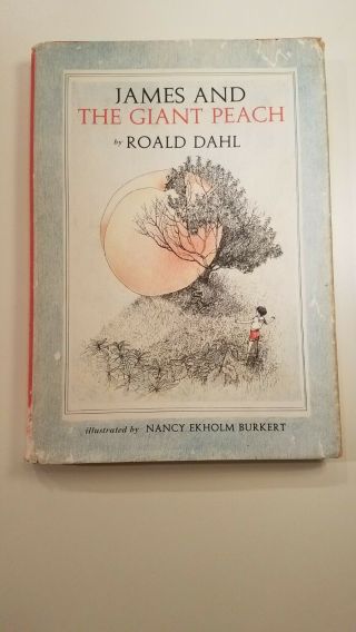 James And The Giant Peach Roald Dahl 1961 Hcdj 1st Edition 2nd Print Rare Collec
