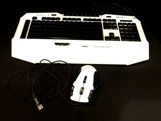 Gaming Set Rare Roccat Isku Fx Keyboard White,  Roccat Tyson Mouse White