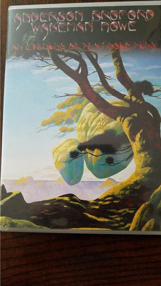 Anderson Bruford Wakeman Howe A Night Of Yes Music Plus Dvd Rare Prog Rock Oop