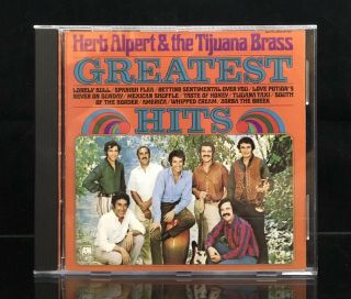 Herb Alpert & The Tijuana Brass Greatest Hits Cd Rare Oop Best Of Comp A&m 1985