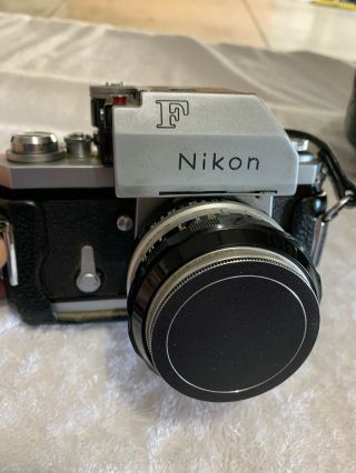 Rare Nikon F Photomic T - Finder 35mm Camera W/nikkor 50mm S Lens