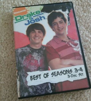 Drake And Josh Best Of Seasons 3 - 4 3 Disc Set Rare Exclusive Dvd