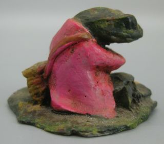 Vtg Beatrix Potter Cold Painted Metal Mr.  Jeremy Fisher Frog Miniature Figurine 3