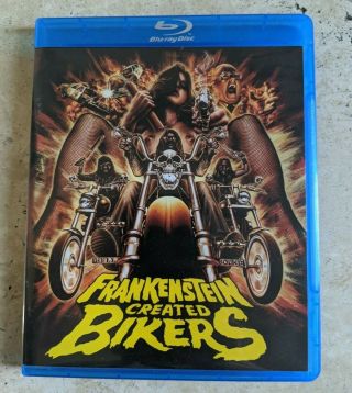 Frankenstein Created Bikers [blu - Ray All Region] Rare Oop Horror James Bickert