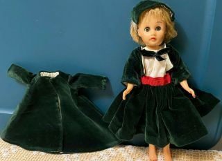 Vintage 1950 ' s Handmade Velvet Set - LM Revlon Miss Nancy Ann Cissette Jill Doll 2
